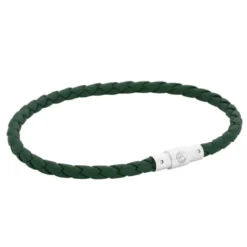Armband By Billgren Läder, dubbel, brun/grå – 8216