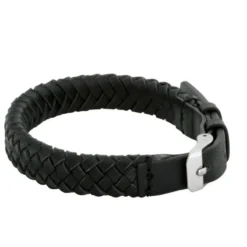 Armband By Billgren Läder, spänne, brunt – 8181