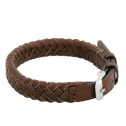 Armband By Billgren Läder, spänne, brunt – 8182