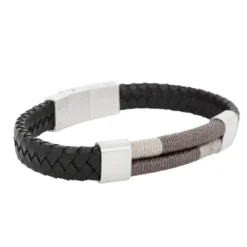 Armband By Billgren Läder, Tvinnad – 8232