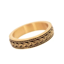 By Billgren Ring, braid, guld – 5628