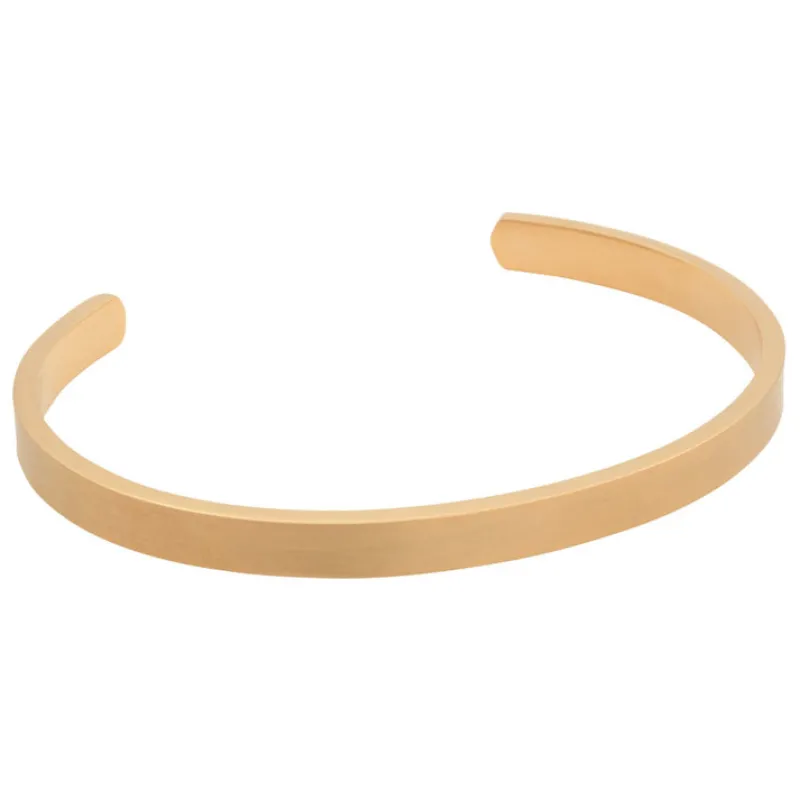 Armband By Billgren Stål, Cuff “Live passionately”, guld – 8121