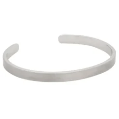 Armband By Billgren Stål, Cuff “Live passionately”, silver – 8972