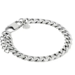 Armband By Billgren Stål, klassisk länk, silver – 8166