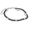 Armband By Billgren Stål Tunt stål, onyx – 8226