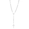 By Billgren Stålhalsband, kors, beads – 9140