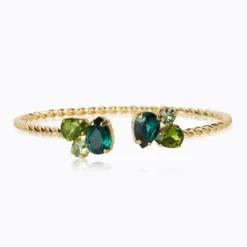 Caroline Svedbom Armband Caroline Svedbom Alisia Armband / Green Combo (Gold)