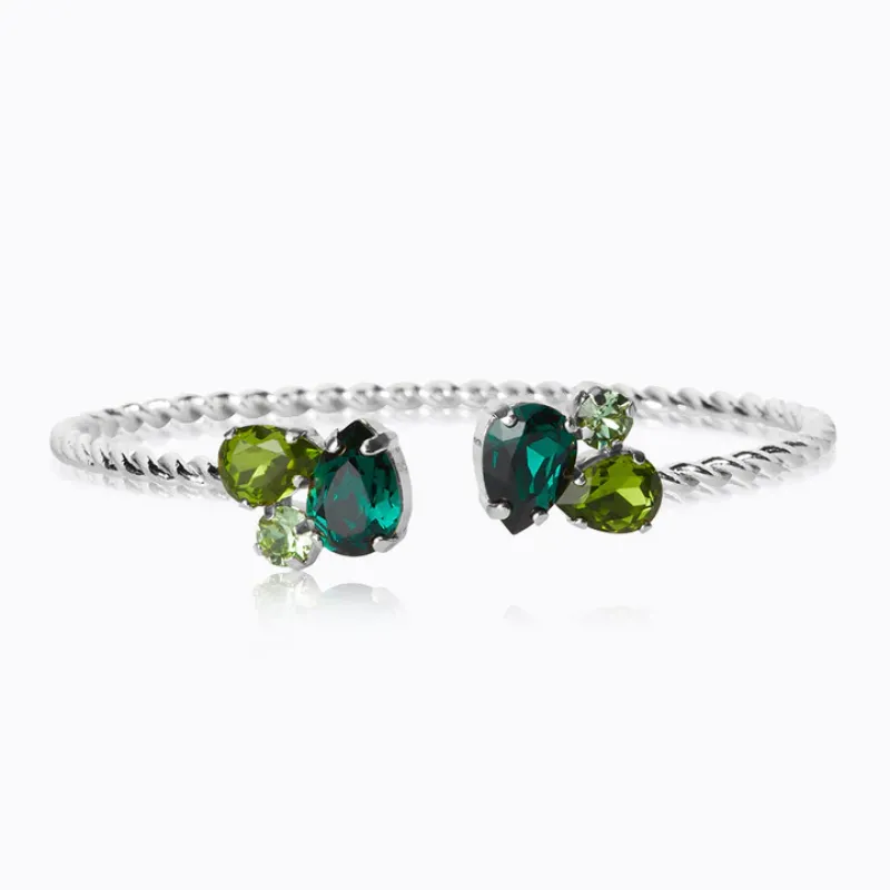 Caroline Svedbom Armband Caroline Svedbom Alisia Armband / Green Combo (Rhodium)