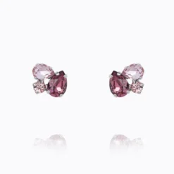 Caroline Svedbom Alisia Örhängen / Violet Combo (Rhodium)