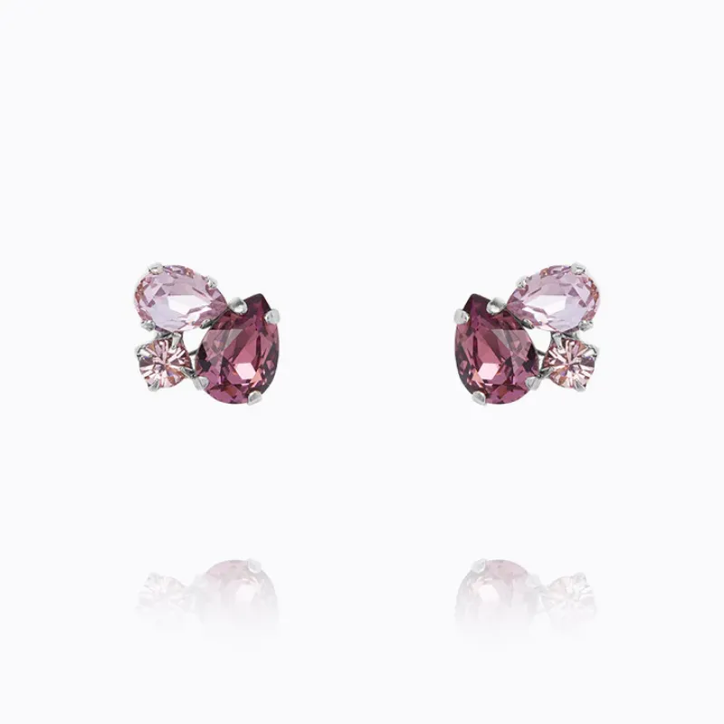 Caroline Svedbom Alisia Örhängen / Violet Combo (Rhodium)