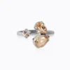 Caroline Svedbom Ringar Caroline Svedbom Alisia Ring / Golden Combo (Rhodium)