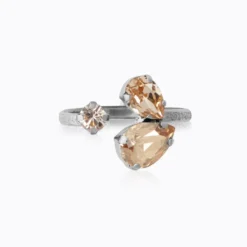 Caroline Svedbom Ringar Caroline Svedbom Alisia Ring / Golden Combo (Rhodium)