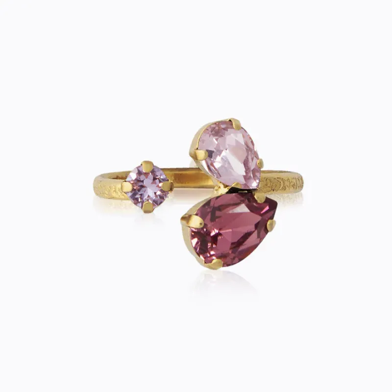 Caroline Svedbom Alisia Ring / Violet Combo (Guld)