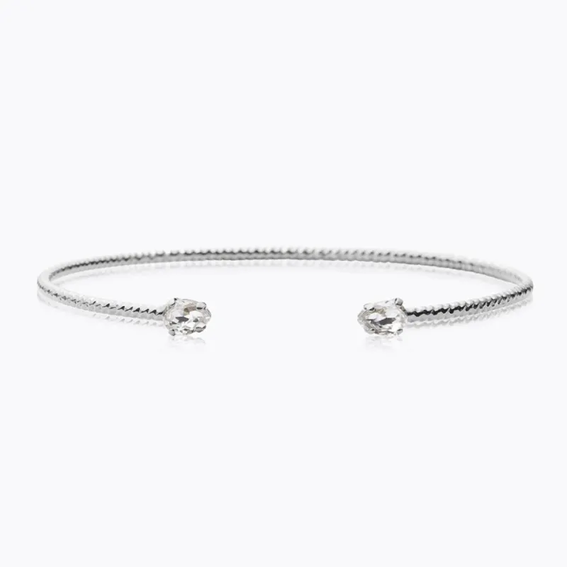 Caroline Svedbom Armband Caroline Svedbom Amelia Armband / Crystal (Rhodium)