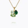 Caroline Svedbom Ana Halsband / Majestic Green Combo (Guld)