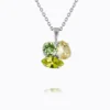 Caroline Svedbom Halsband Caroline Svedbom Ana Halsband / Lime Combo (Rhodium)