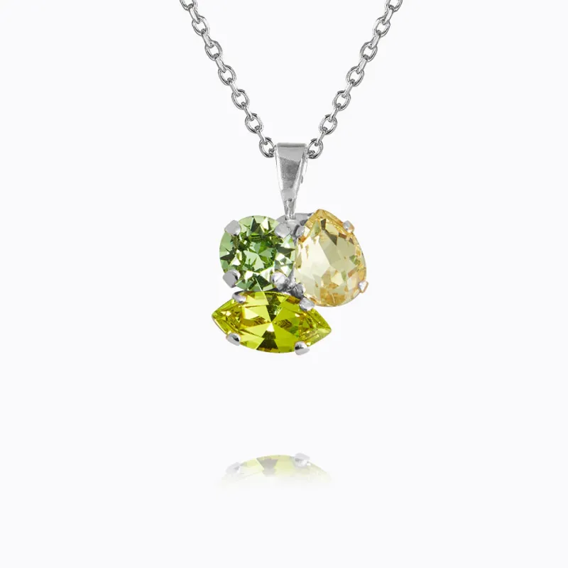 Caroline Svedbom Halsband Caroline Svedbom Ana Halsband / Lime Combo (Rhodium)