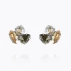 Caroline Svedbom Ana örhängen, Black Golden Combo – Rhodium