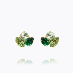 Caroline Svedbom Ana Örhängen / Majestic Green Combo (Guld)
