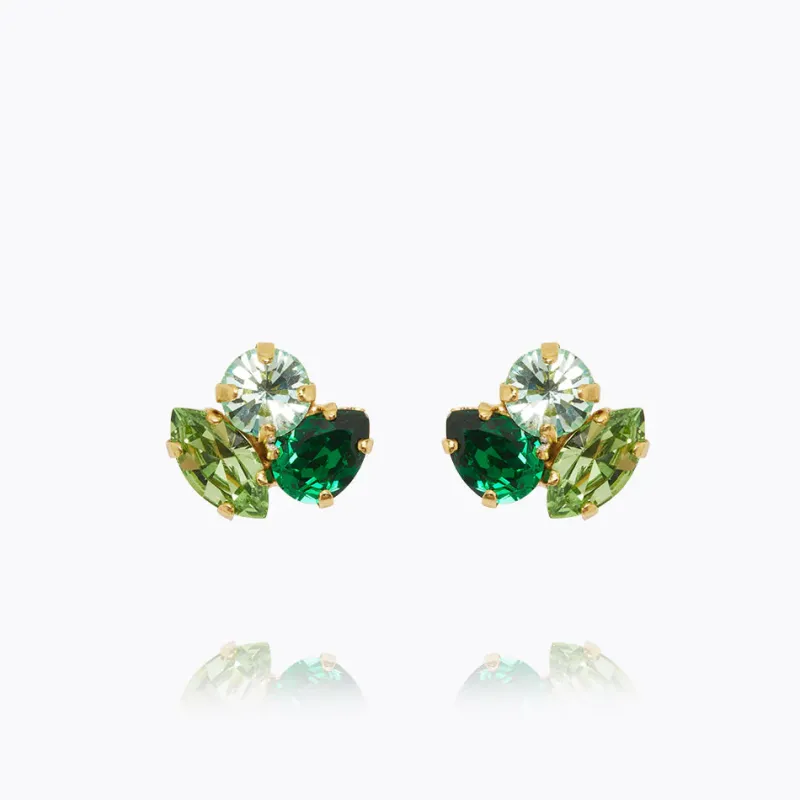 Caroline Svedbom Ana Örhängen / Majestic Green Combo (Guld)