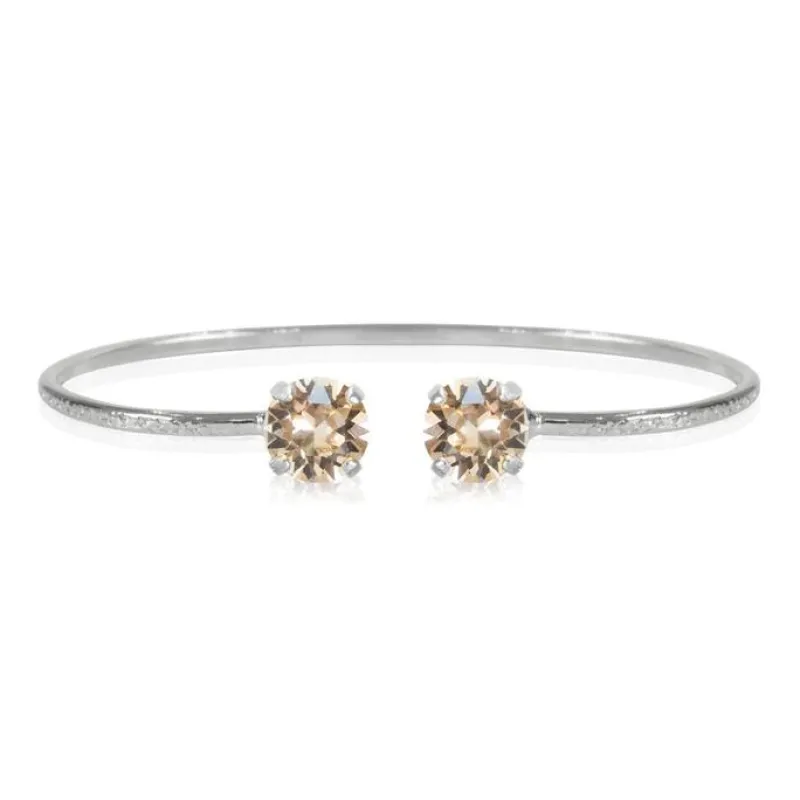 Caroline Svedbom Armband Classic Petite Rhodium / Silk