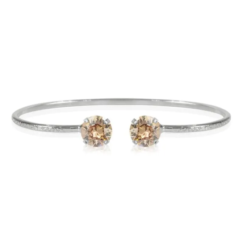 Caroline Svedbom Armband Classic Petite Rhodium / Golden Shadow