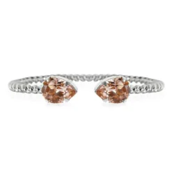 Caroline Svedbom Armband Mini Drop Rhodium / Vintage Rose