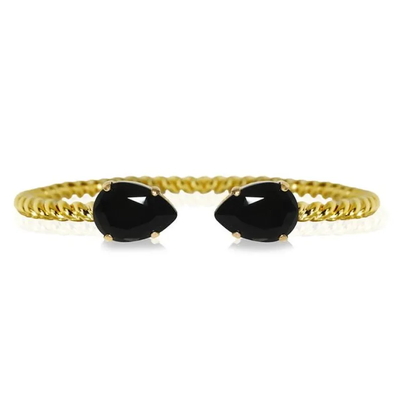 Caroline Svedbom Armband Mini Drop Guld / Jet