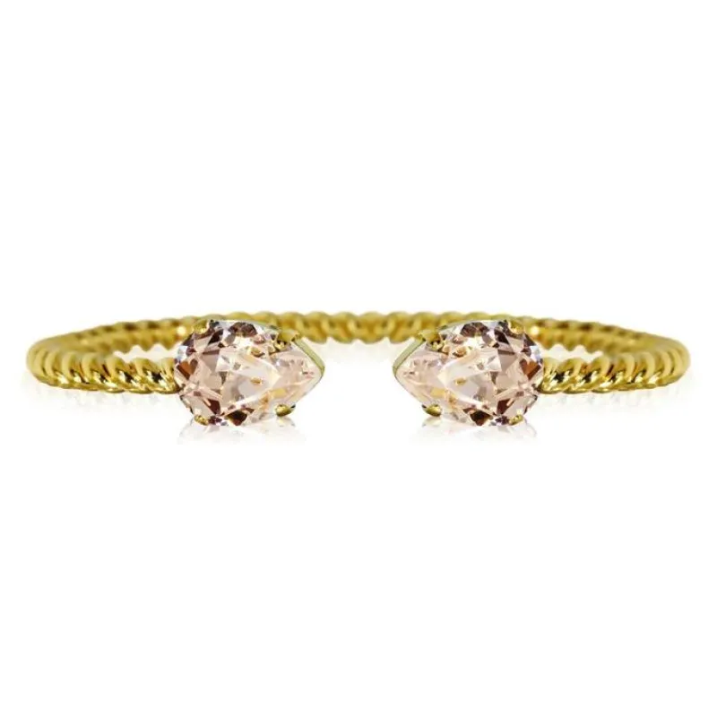 Caroline Svedbom Armband Mini Drop Guld / Silk
