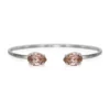 Caroline Svedbom Armband Petite Drop Rhodium / Vintage Rose