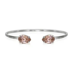 Caroline Svedbom Armband Petite Drop Rhodium / Vintage Rose