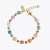 Caroline Svedbom Armband Caroline Svedbom Calanthe Armband Guld / Pretty Flower Combo