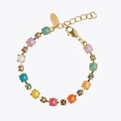 Caroline Svedbom Armband Caroline Svedbom Calanthe Armband Guld / Pretty Flower Combo