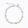 Caroline Svedbom Armband Caroline Svedbom Calanthe Armband Rhodium / White Combo