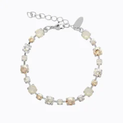 Caroline Svedbom Armband Caroline Svedbom Calanthe Armband Rhodium / White Combo