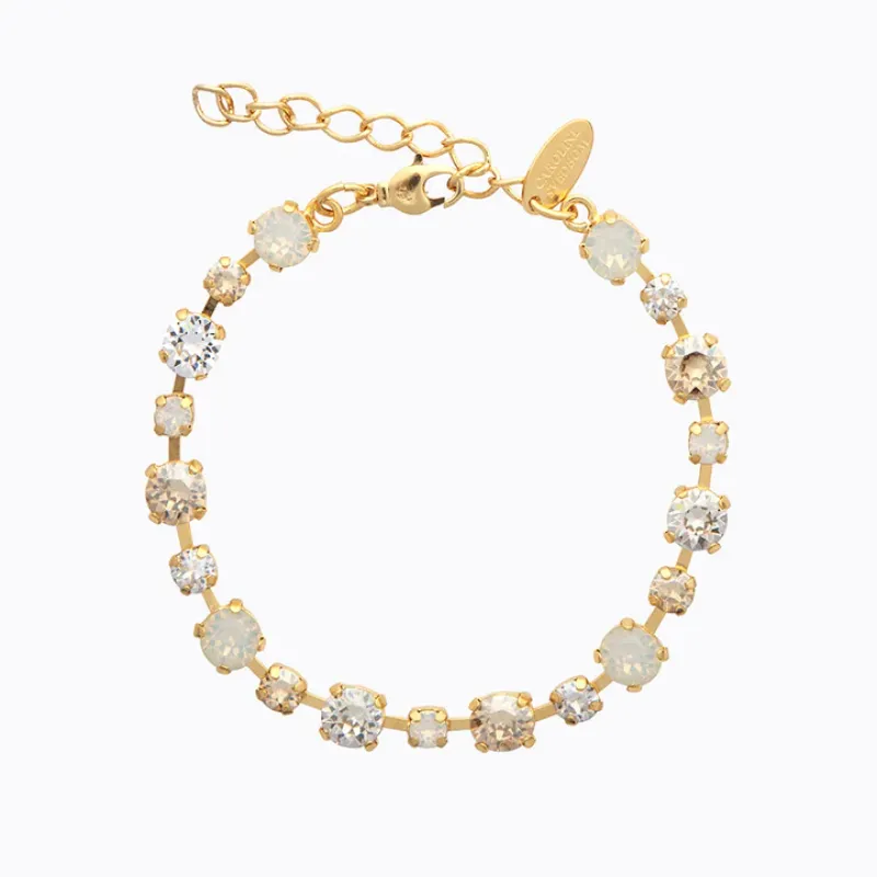 Caroline Svedbom Armband Caroline Svedbom Calanthe Armband Guld / White Combo