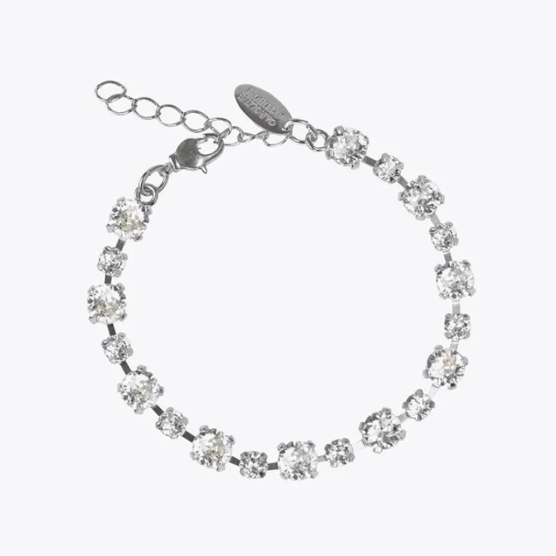 Caroline Svedbom Armband Caroline Svedbom Calanthe Armband Rhodium / Crystal