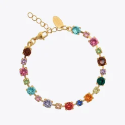 Caroline Svedbom Armband Caroline Svedbom Calanthe Armband Guld / Rainbow Combo