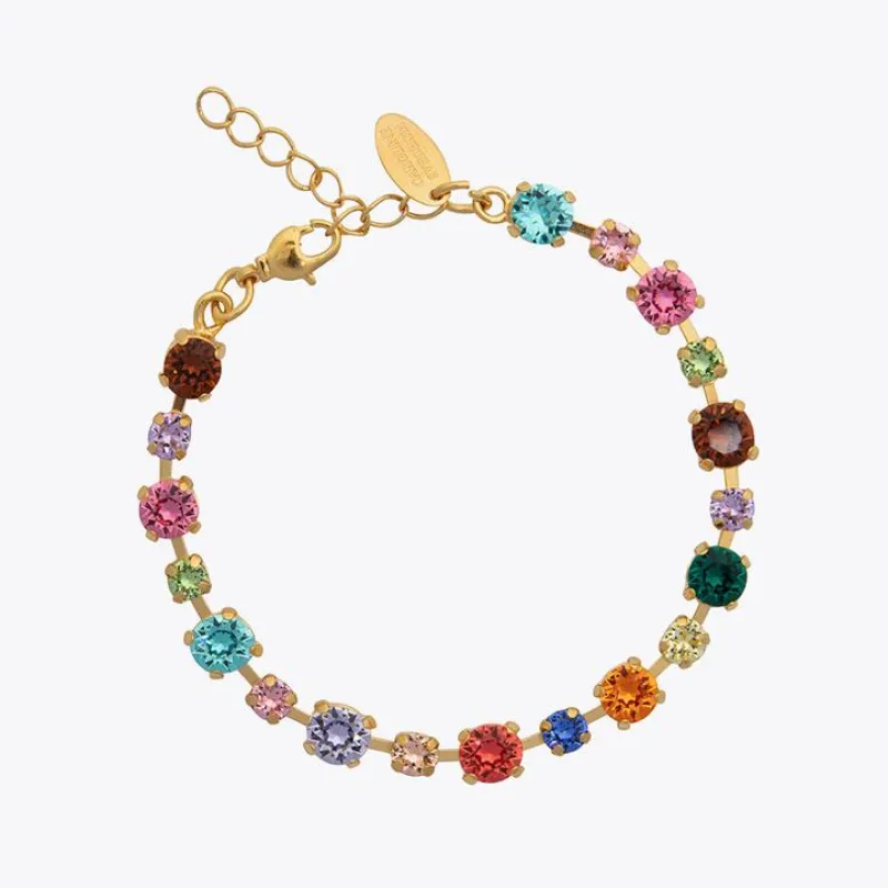 Caroline Svedbom Armband Caroline Svedbom Calanthe Armband Guld / Rainbow Combo