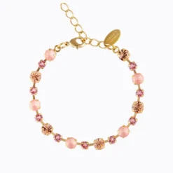 Caroline Svedbom Armband Caroline Svedbom Calanthe Armband/ Flamingo Combo (Guld)
