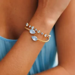 Caroline Svedbom Armband Caroline Svedbom Calanthe Armband / Sky Combo (Guld)