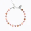 Caroline Svedbom Armband Caroline Svedbom Calanthe Armband/ Flamingo Combo (Rhodium)