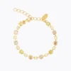 Caroline Svedbom Armband Caroline Svedbom Calanthe Bracelet, Dark Jonquil Combo – Guld