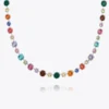 Caroline Svedbom Calanthe Halsband/ Rainbow Combo (Rhodium)
