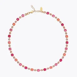Caroline Svedbom Calanthe Halsband/ Coral Combo (Guld)