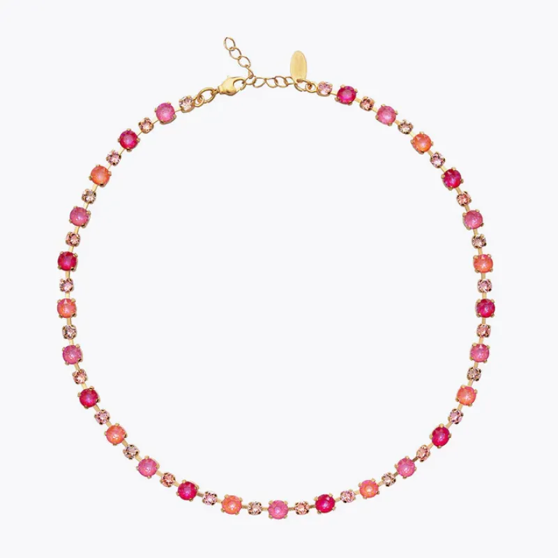 Caroline Svedbom Calanthe Halsband/ Coral Combo (Guld)