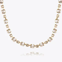 Caroline Svedbom Calanthe Halsband / Crystal (Rhodium)