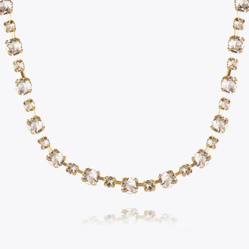 Caroline Svedbom Calanthe Halsband / Crystal (Rhodium)