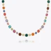 Caroline Svedbom Calanthe Halsband/ Rainbow Combo (Guld)