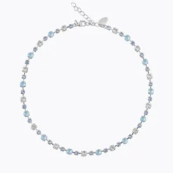 Caroline Svedbom Halsband Caroline Svedbom Calanthe Halsband/ Sky Combo (Rhodium)